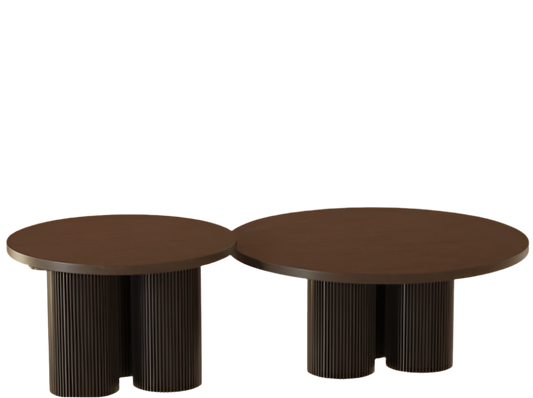 Salontafel Kwatri – Japandi Design met Walnoot Hout