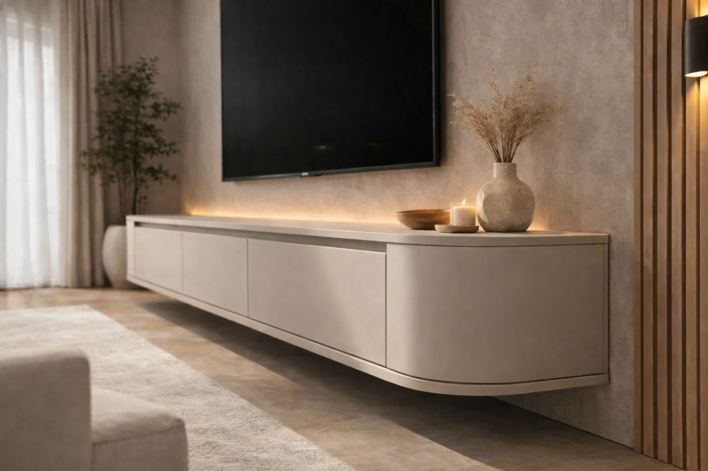 (Pre-order) Japandi Tv Meubel Beige