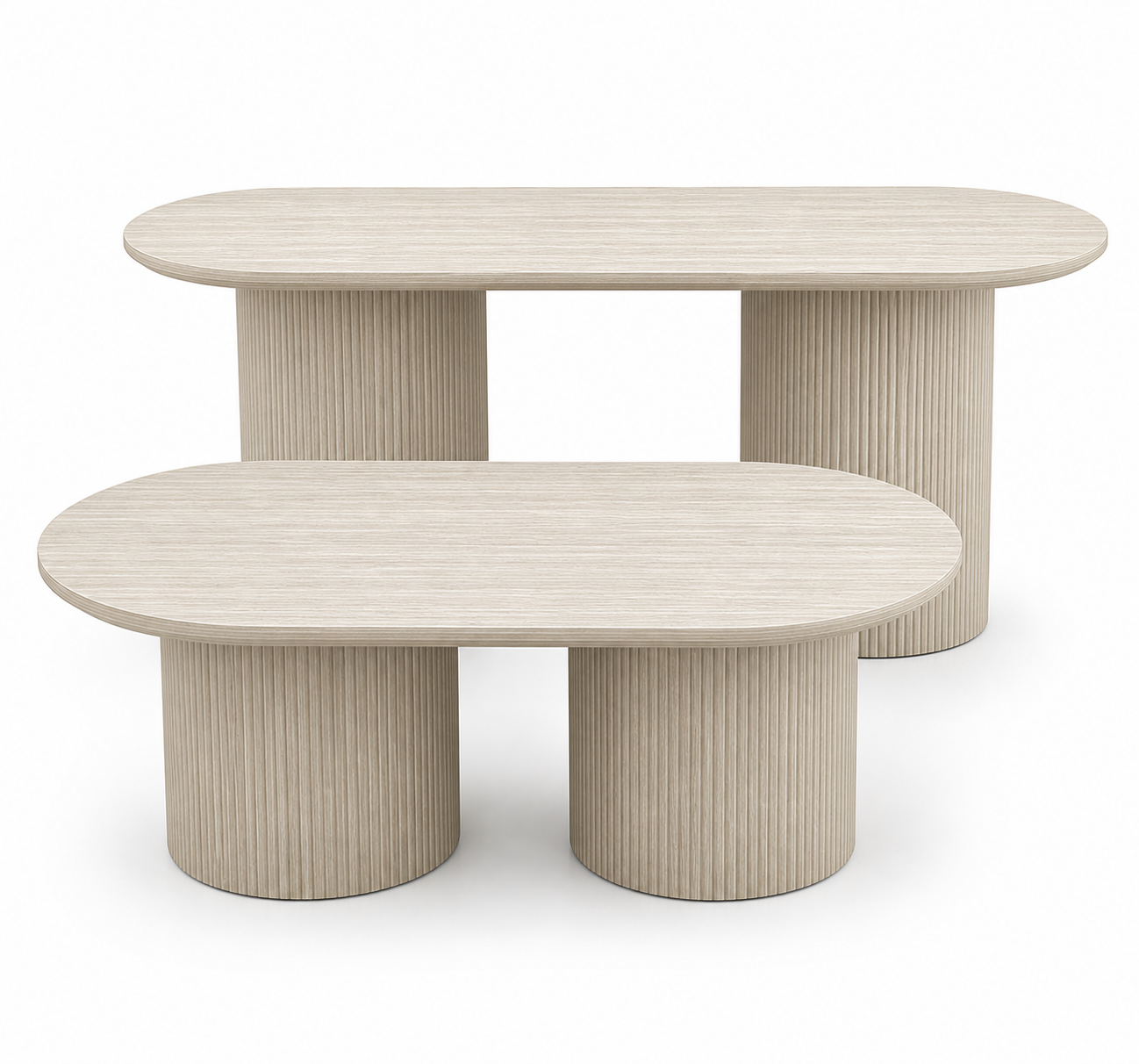 (Pre-order) Eettafel Umi - Luxe Japandi Design Met Travertine Look