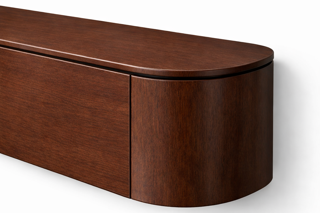 (Pre-order) Japandi Tv meubel Walnoot