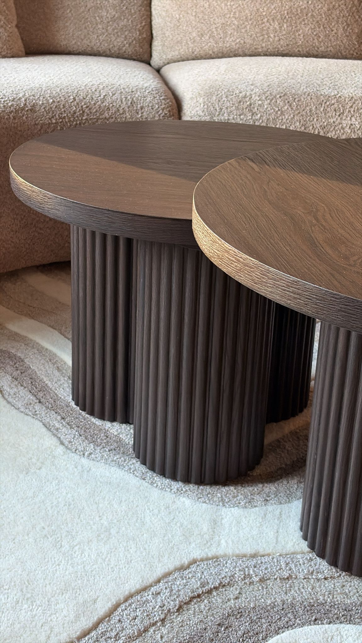 Salontafel Kwatri – Japandi Design met Walnoot Hout