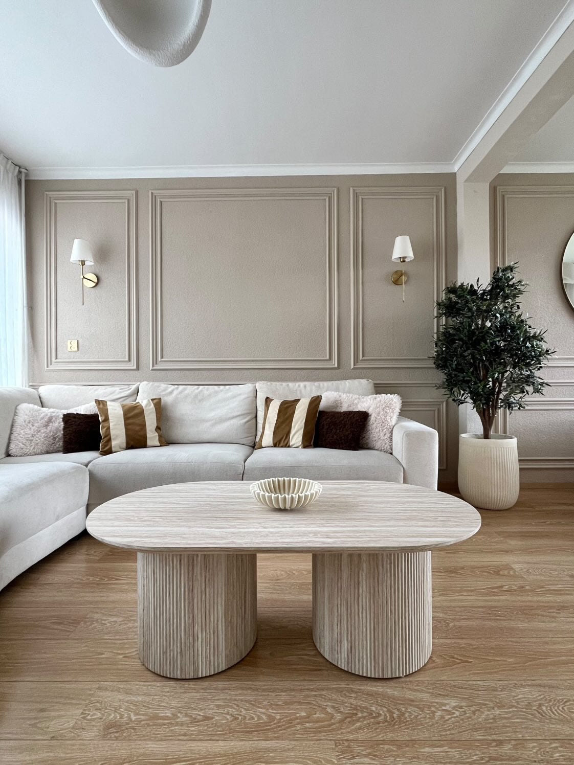 Salontafel Umi - Luxe Japandi Design Met Travertine Look