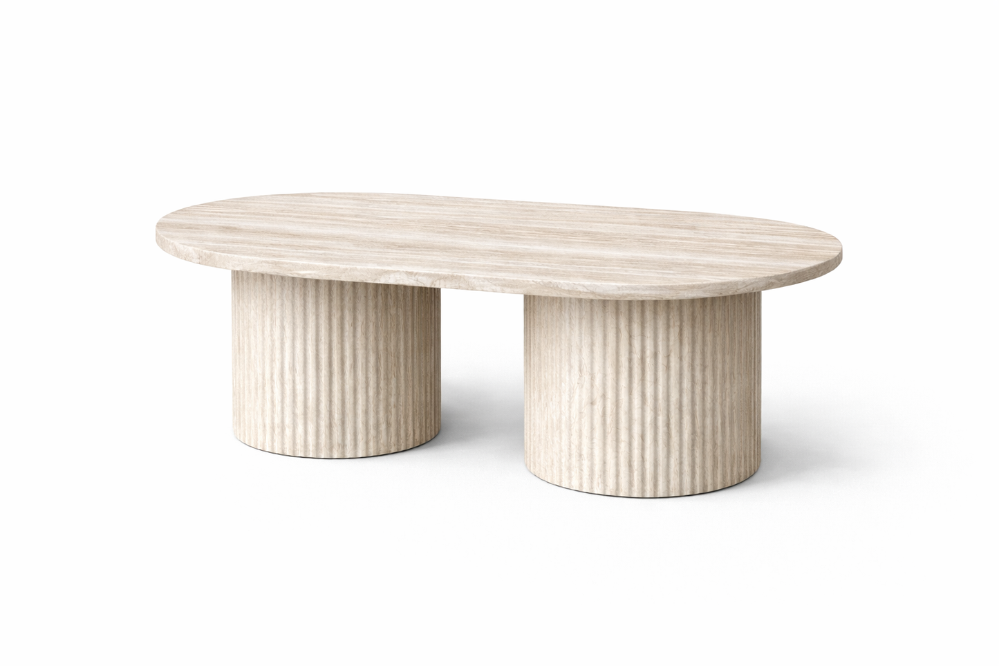 Salontafel Umi - Luxe Japandi Design Met Travertine Look