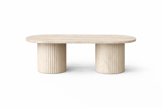 Salontafel Umi - Luxe Japandi Design Met Travertine Look