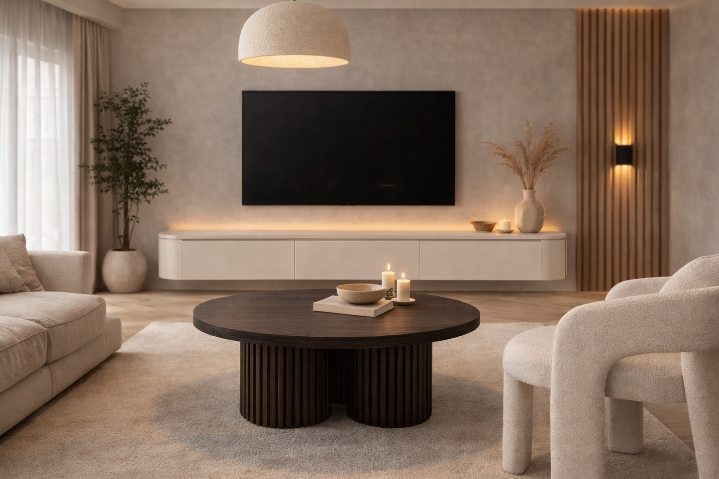 (Pre-order) Japandi Tv Meubel Beige