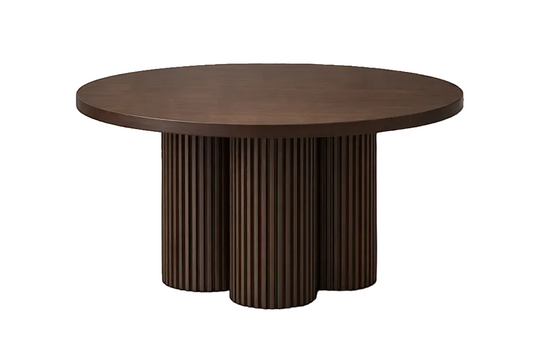 (Pre-order) Eettafel Kwatri – Japandi Design met Walnoot Hout